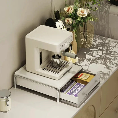 Capsule Coffee Display Rack | Drawer Storage Organizer for Coffee Machine & Tea Bags