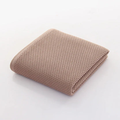 100% Cotton Waffle Bath Towels | Quick-Dry Absorbent Towel Set for Home & Hotel