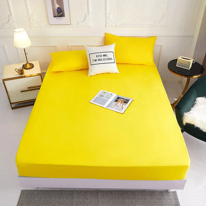 Solid Color Fitted Sheet | 100% Polyester, All Sizes