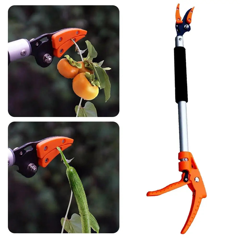 0.6–1M Telescopic Bypass Pruner and Fruit Picker with Max 1/2 Inch Cutting Capacity