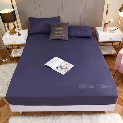 Solid Color Fitted Sheet | 30cm Elastic, Polyester