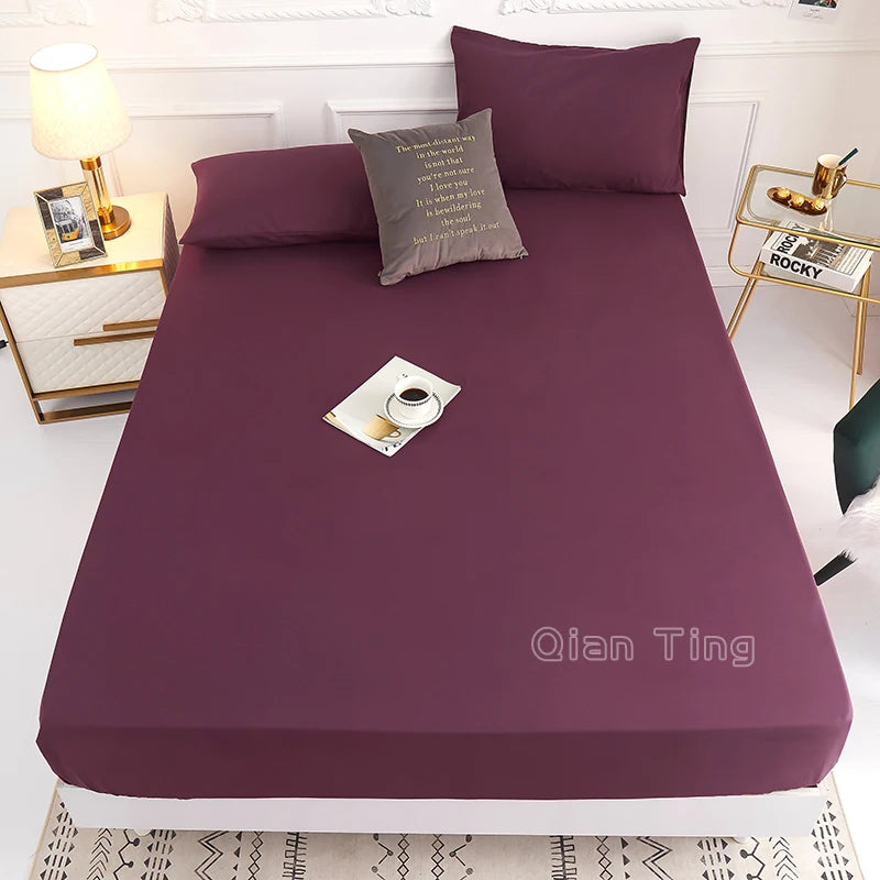 Solid Color Fitted Sheet | 100% Polyester, All Sizes