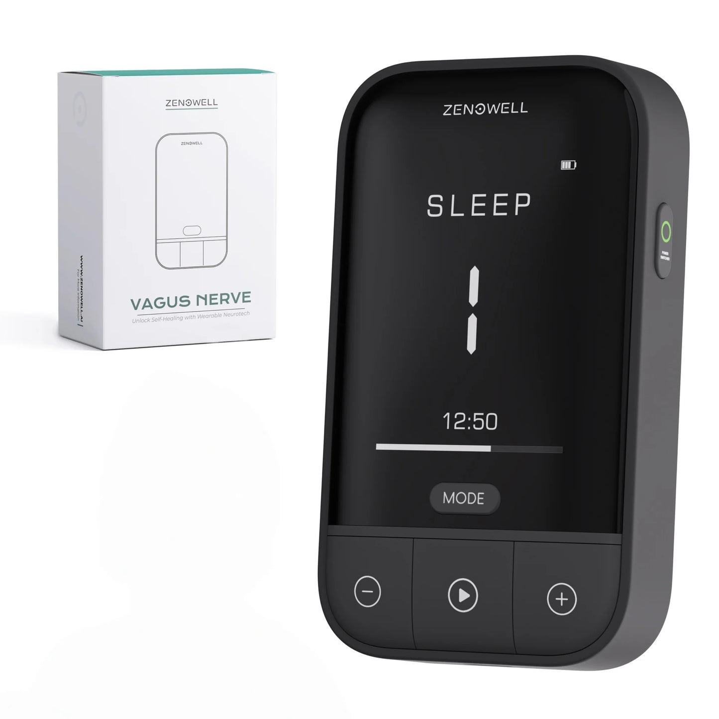 ZenoWell Vita Ear-Worn Vagus Nerve Stimulator – Portable Stress Relief & Wellness Device