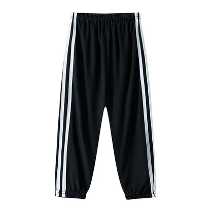 1/3 Pieces Children's Summer Solid Color Basic Sports Pants Boys Casual Joker Elastic Waist Girl Sweet and Lovely Mosquito Pants