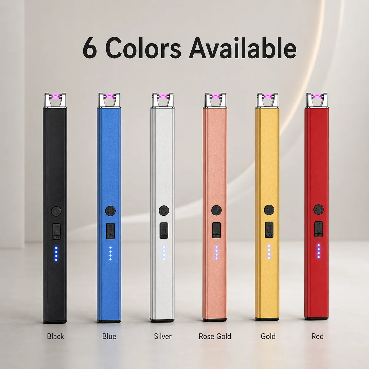 Electric Arc Candle Lighter – USB Rechargeable, Windproof Flameless Plasma, Long Reach & LED Display