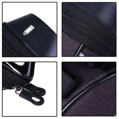 Waterproof Touch Screen Bike Handlebar Bag with Sun Shade Cover 1L Polyester Cycling Phone Pouch