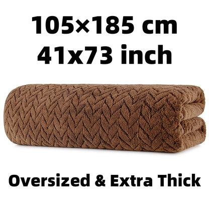 1 Thick, Extra-Large Quick-Drying Towel, 105x180cm, Enlarged and Thickened - Bath Towel