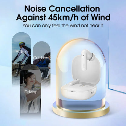 QCY HT05 MeloBuds ANC Earbuds – 40dB ANC, Transparency Mode, 6-Mic, 30H Playtime