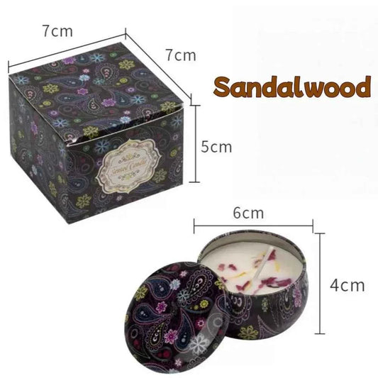 Vintage Scented Candles Soy Wax Candle Jars Flower Fragrance Scent Candle Wedding Ceremony Birthday Gifts Home Decoration