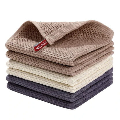 Honeycomb Cotton Kitchen Dishcloth, 5-Pack