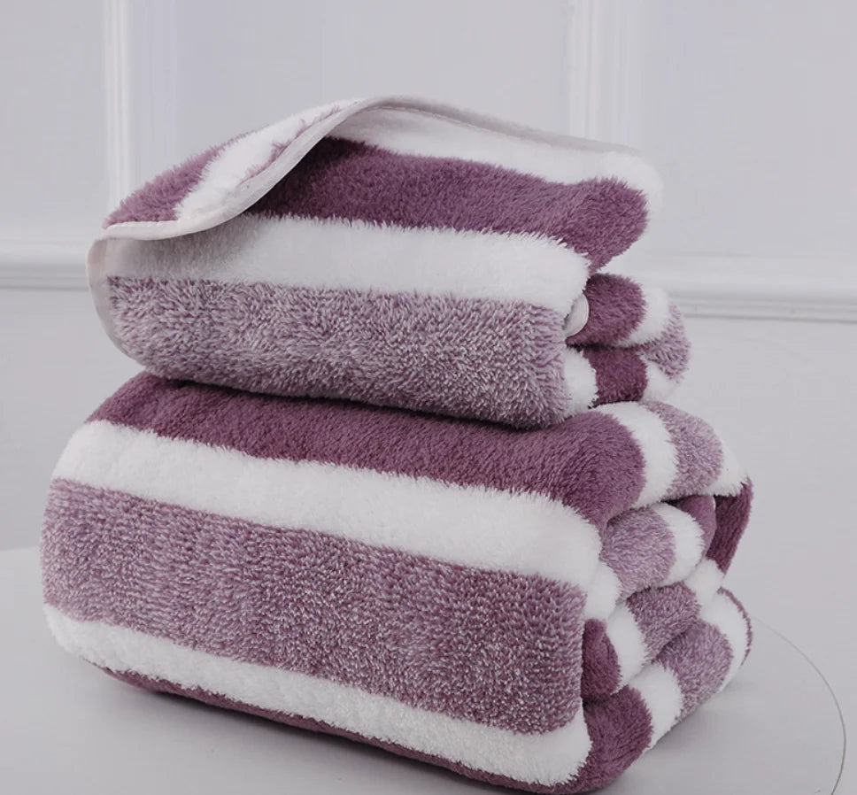 Thickened Absorbent Bath Towel, Soft Face Towel
