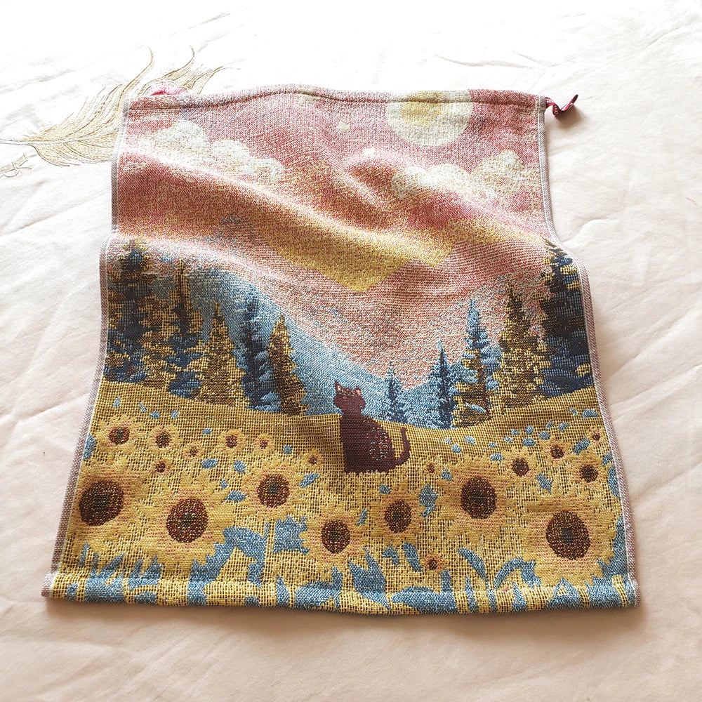 Pastoral Cats Cotton Gauze Hand Towel — Kids & Adults