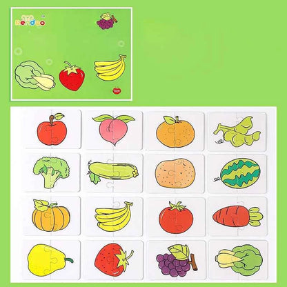 Montessori Toy Wooden Building Blocks Early Learning Educational Toys Color Shape Match Kids Puzzle Toys For Children Boys Girls