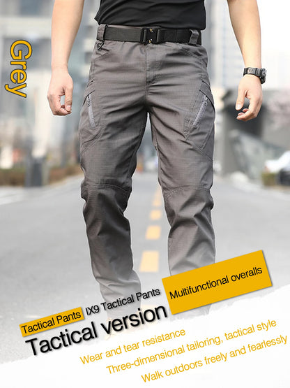 Men's Tactical Pants — Multi-Pocket Scratch-Resistant Breathable Lightweight Outdoor Pants