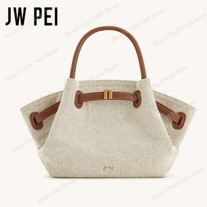Minimalist Pebbled Leather Trapeze Tote, Top Handle