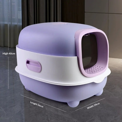 Automatic Self-Cleaning Cat Litter Box XXL — App Controlled, UV Sterilization & Odor Control