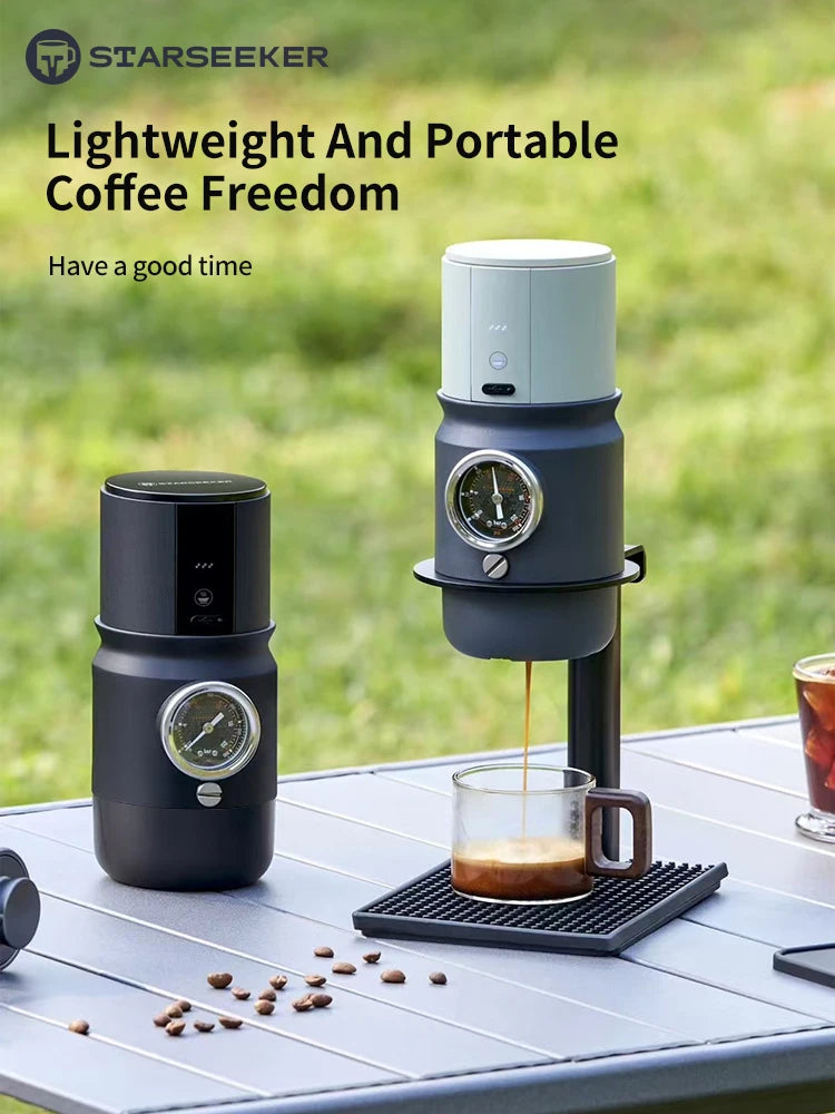 STARSEEKER Super58 Portable Electric Espresso Machine | USB-C Travel Coffee Maker with Tamper