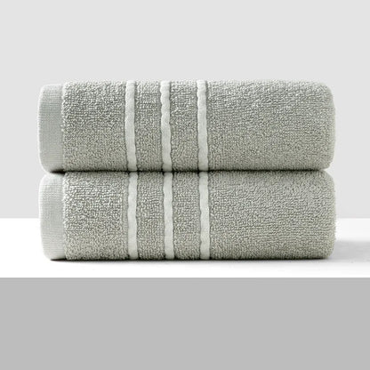 Extra-Thick Pure Cotton Bath & Face Towel — Home & Hotel