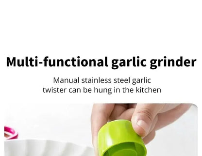 Mini Manual Garlic Grinder & Press – Creative Garlic Masher Kitchen Gadget