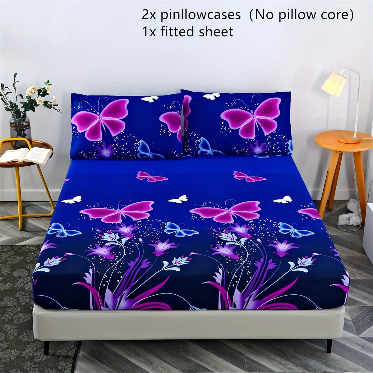 3-Piece Coordinated Print Bedding Set