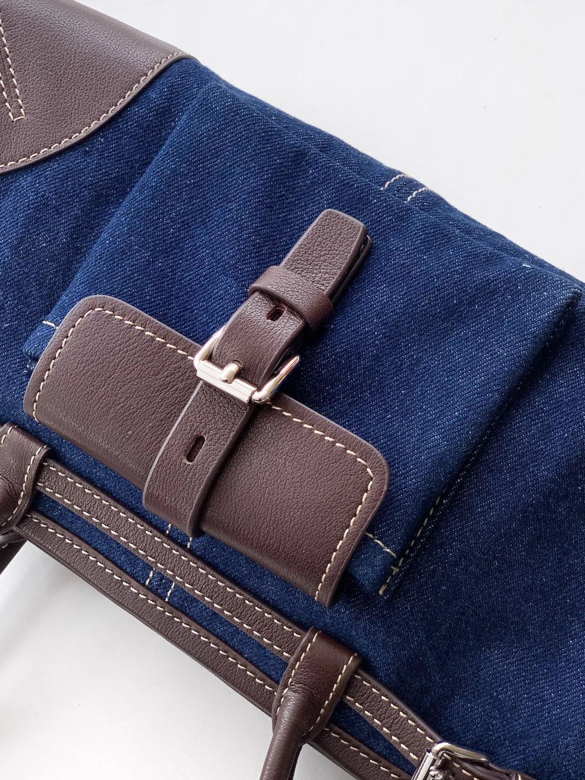 PU Leather Satchel Purse, Multi-Layer Compartments