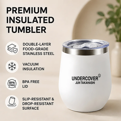Egg Shaped Stainless Steel Vacuum Flask 360ml – Double Wall Insulated Travel Mug