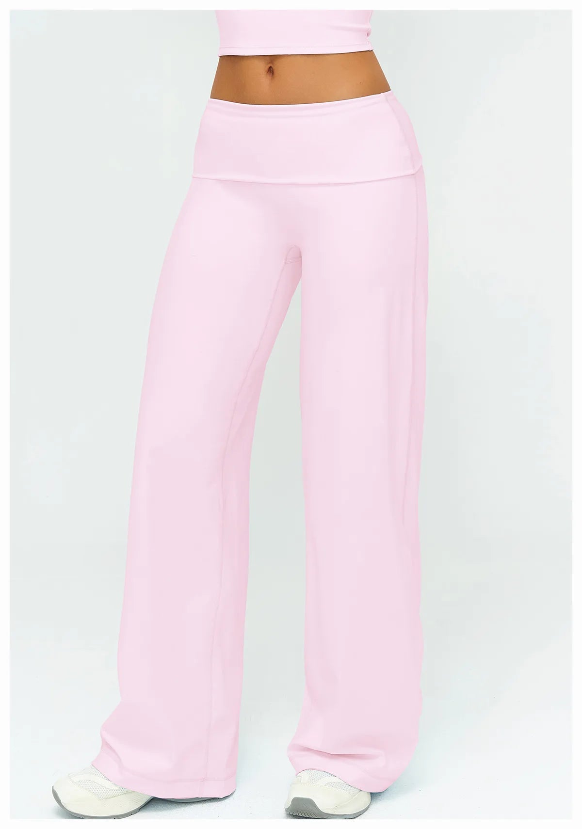 Women’s Loose Wide-Leg Sports Leggings — Slim Fit Running Trousers