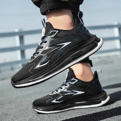 Outdoor Sneakers Couple Breathable Anti Slip Cushioning Road Running Shoes Men Jogging Sport Shoes Lightweight Mens Casual Shoes