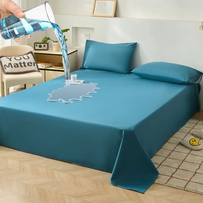 KDJEIKZ  Waterproof Matted Oversized Bed Sheet Incontinence Prevention Urinary Pad Bedspread Cover Dustproof Washable No Pillow