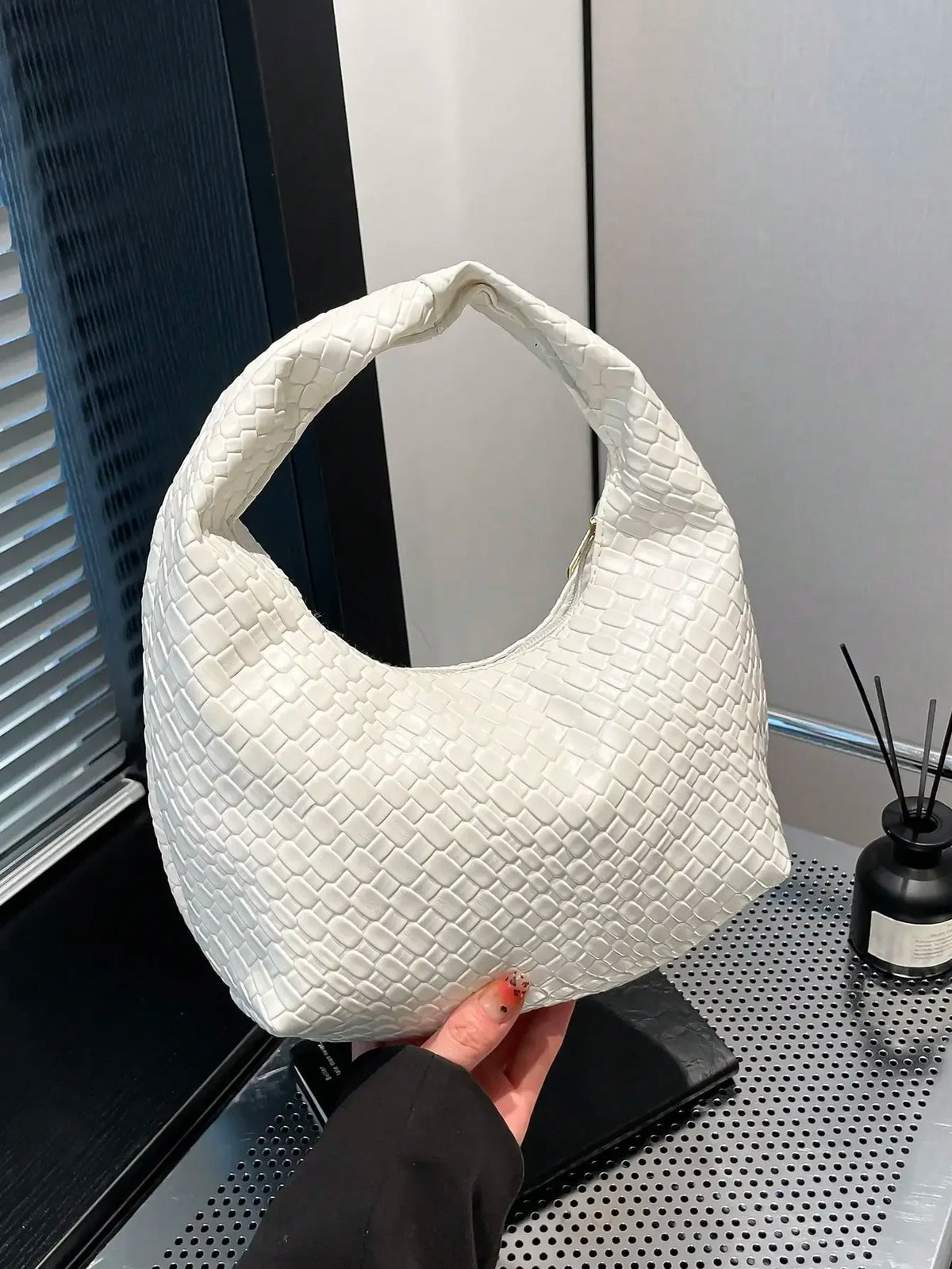 Large Capacity Solid Color Shoulder & Tote Bag