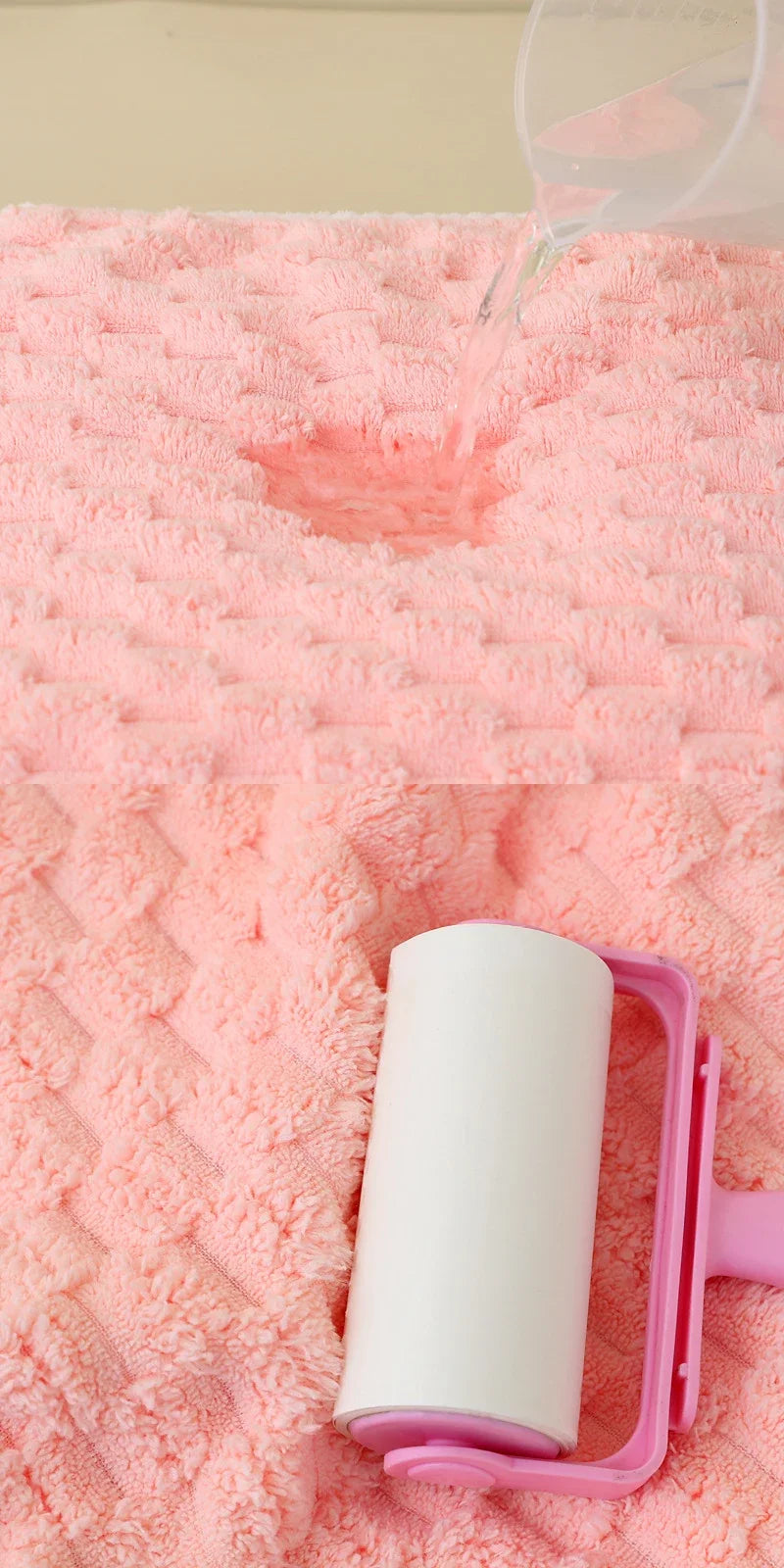 Coral Velvet Bath Towel, Thick Quick-Dry Microfiber