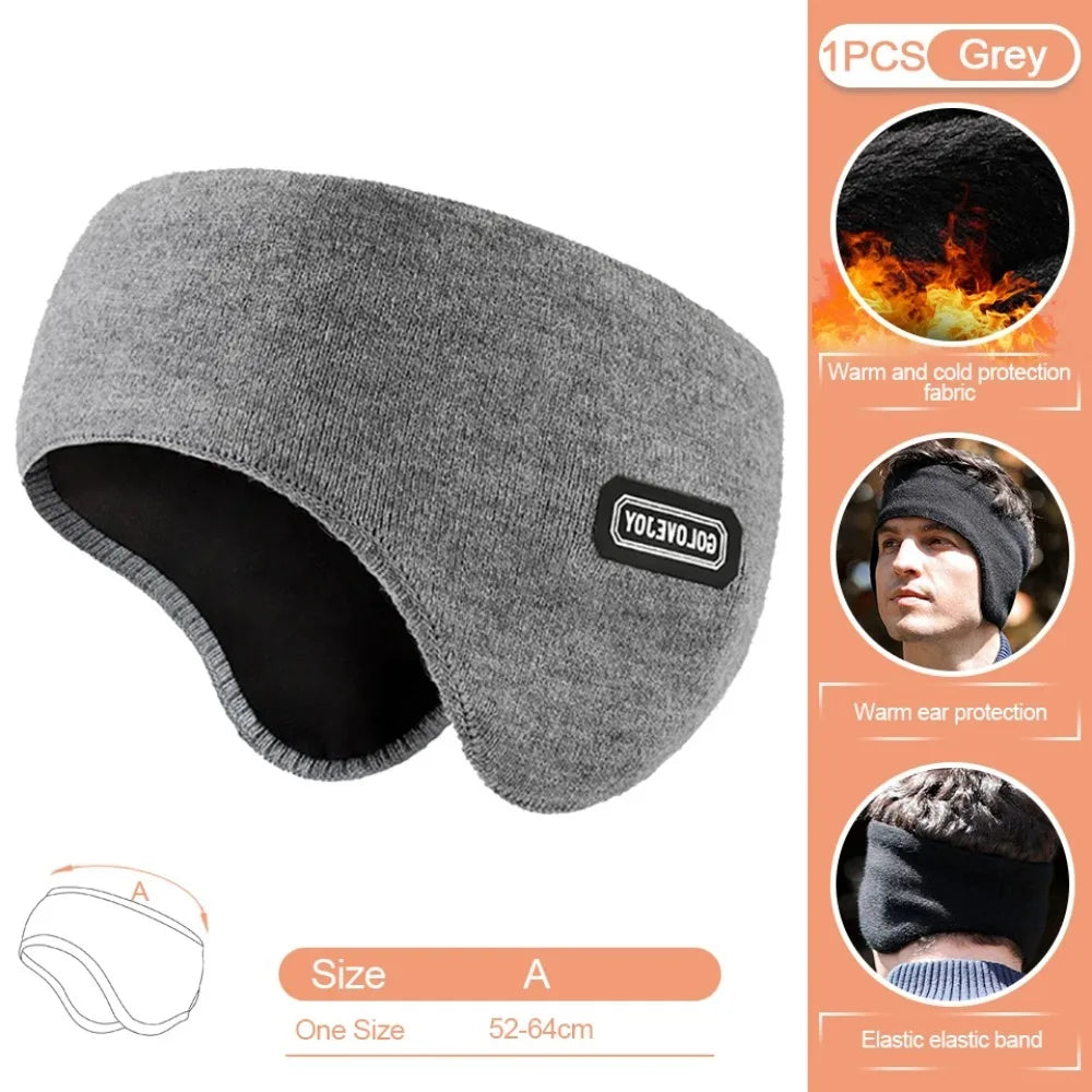 Winter Men's Padded And Thickened Ear Warmers To Prevent Cold And Wind Warm Ear Muffs