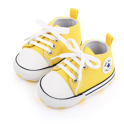 Classic Canvas Sneakers, Soft Sole First Walkers