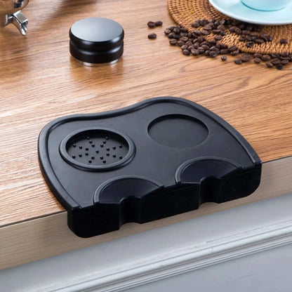 Espresso Tamping Mat & Station | Silicone Barista Corner Pad with WDT Tools