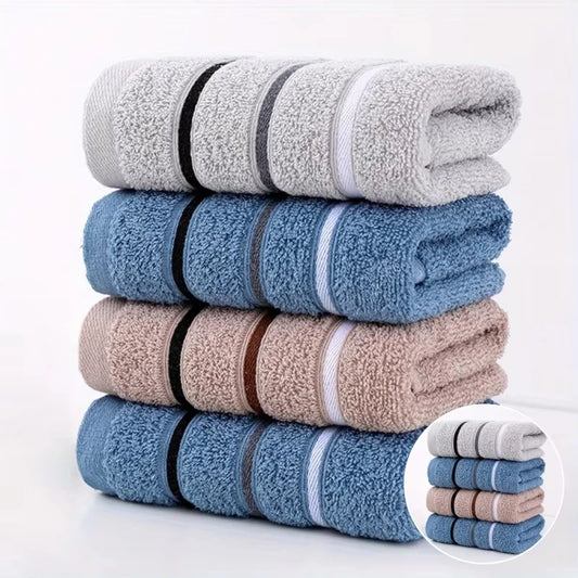 Serviettes de bain et de toilette douces et absorbantes de qualité supérieure — Paquet multicolore