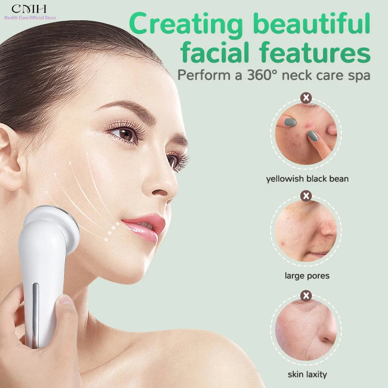 4-in-1 Cold Photon LED Facial Massager, Home Use