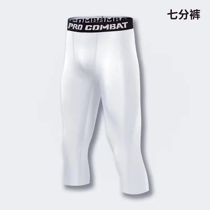 Mens Compression Pants Tights Cool Dry Leggings Sports Baselayer Running Tights Athletic Workout Active Shorts