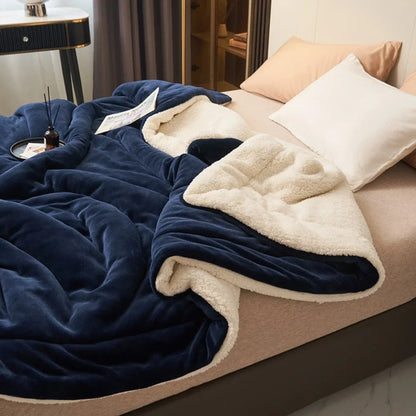 Winter ! Fuzzy Blankets - Twin/Full/Queen/King Size Thick Warm Blanket for Bed  Cozy Throw Blanket for Couch  Home  Dorm  or Gift