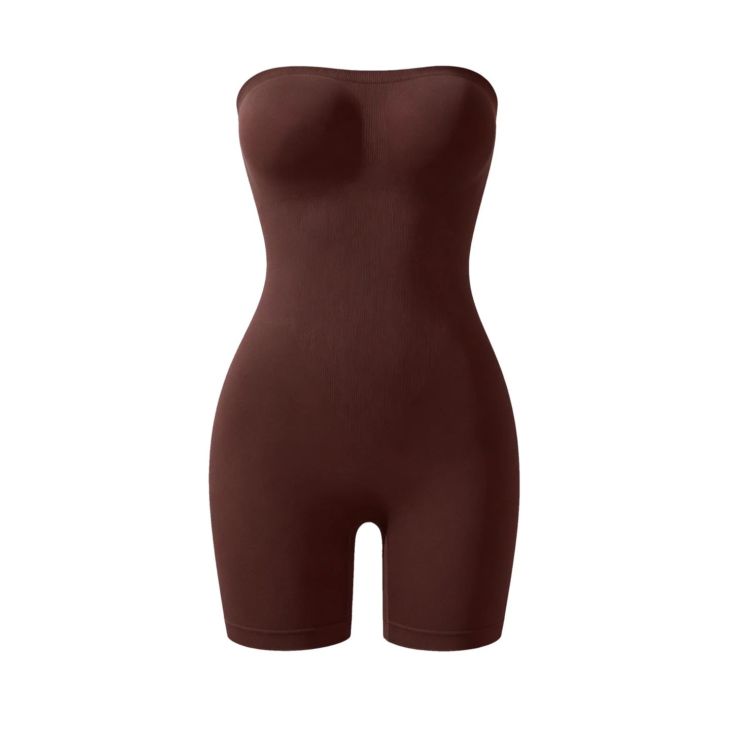 Women's Strapless Shirred Jumpsuit — Soft Breathable Summer Romper