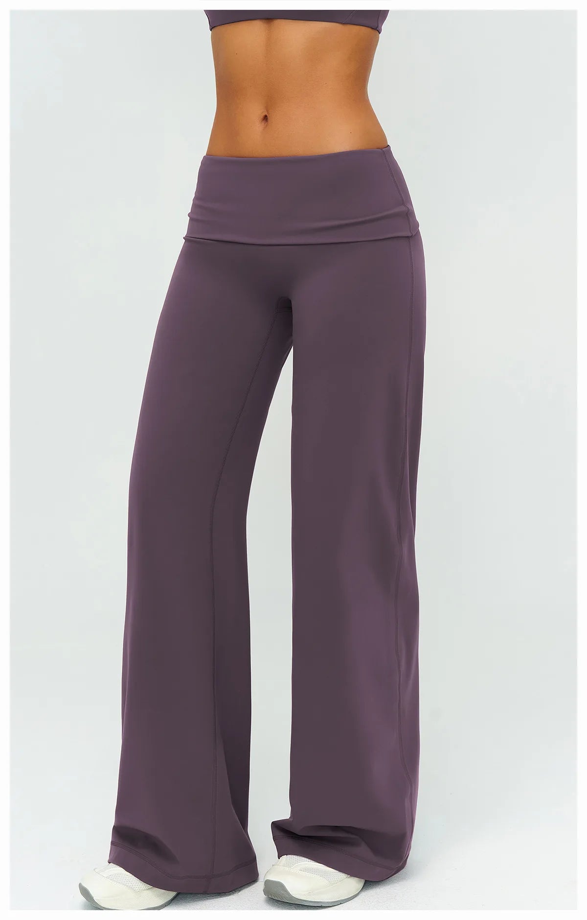 Women’s Loose Wide-Leg Sports Leggings — Slim Fit Running Trousers