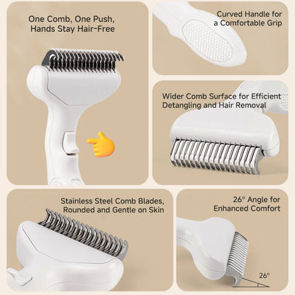 Pet Knot Comb for Long & Short-Haired Pets