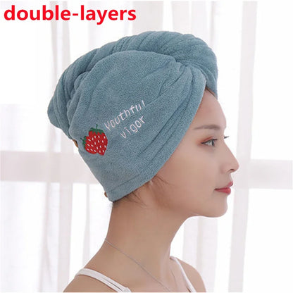 Anti-Frizz Rapid Dry Hair Towel, Microfiber