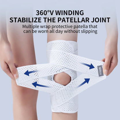 Outdoor Sports Knee Pads Summer Thin Men's and Women's Basketball, Running, Hiking and Other Daily Sports Knee Covers