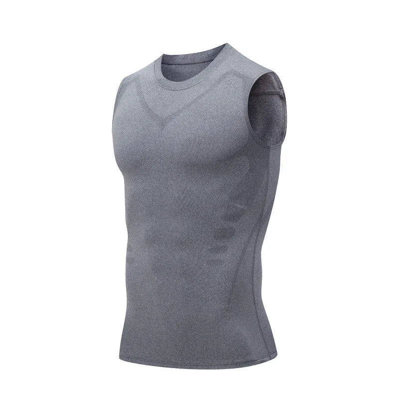 Men’s Compression Tank Top — Quick-Dry Gym Muscle Vest