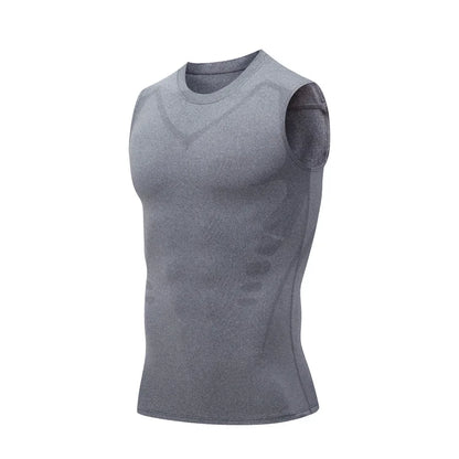 Men’s Compression Tank Top — Quick-Dry Gym Muscle Vest