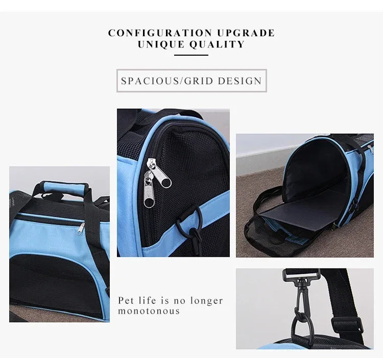 Foldable Mesh Pet Carrier Bag