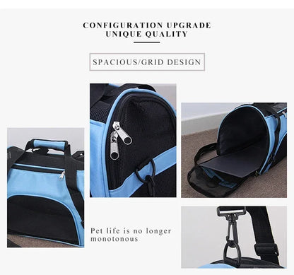 Foldable Mesh Pet Carrier Bag