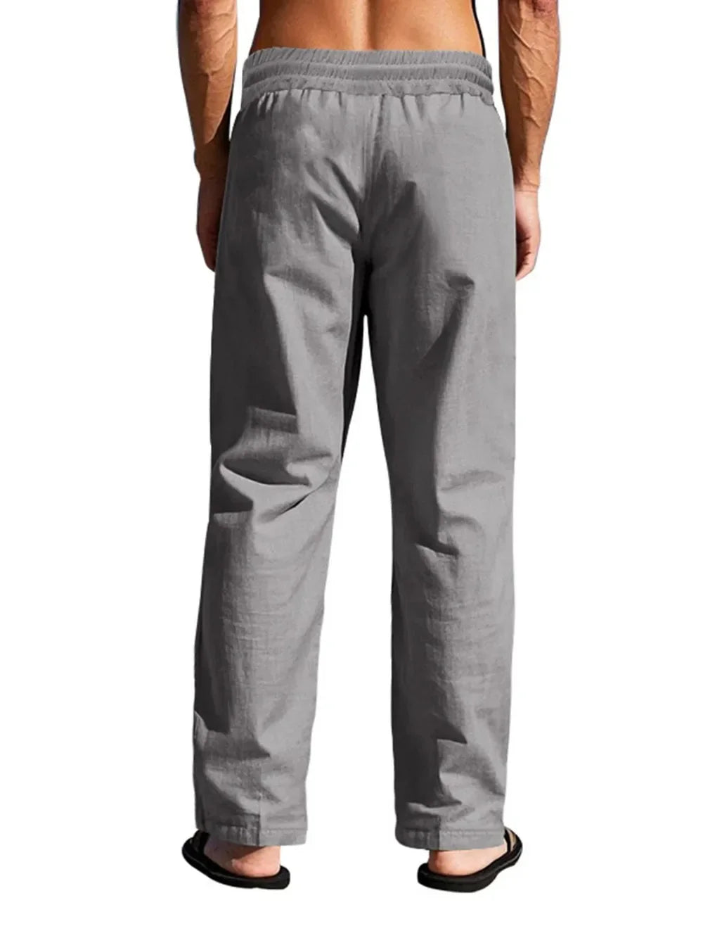 Men's Casual Breathable Hawaiian Beach Jogging Pants — Solid Color Sweatpants