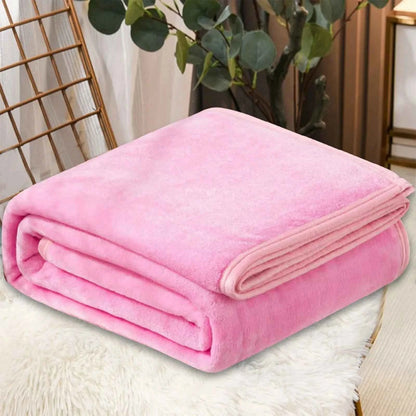 70×100cm Coral Fleece Blankets Comfy Lightweight Single Twin Blanket Multi-Purpose Daily Home Outdoor Travel Portable Blanket