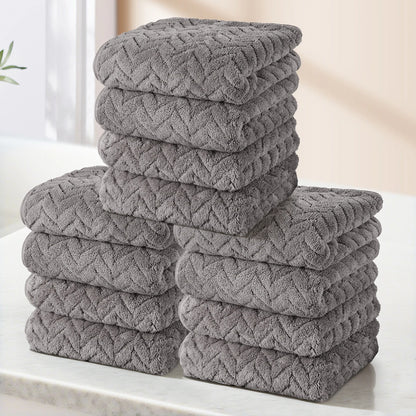 Luxury Towel Set 35x75cm Ultrafine Fiber High Absorbency Quick Dry Towels